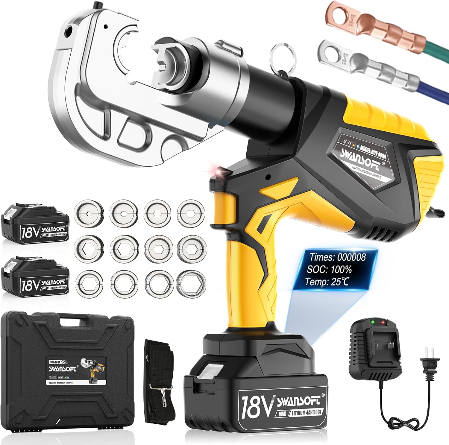 Reviews - SWANSOFT HCT-400A Worth Buying? Our Expert Hands-On Verdict SWANSOFT HCT-400A worth buying,SWANSOFT electric crimper pros cons,best hydraulic cable crimper,SWANSOFT 400A vs alternatives,should I buy SWANSOFT crimping tool,SWANSOFT HCT-400A honest opinion - detailed features and technical specifications