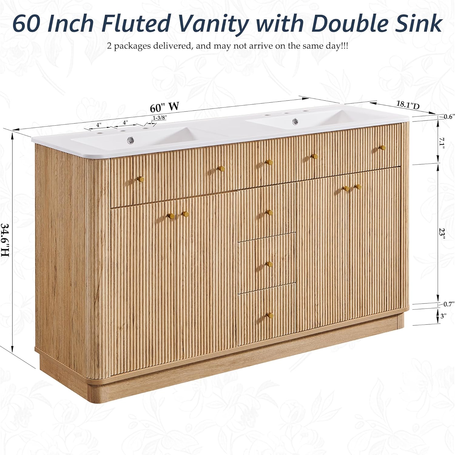T4TREAM 60 inch bathroom vanity worth it,should I buy T4TREAM vanity,T4TREAM vanity pros cons,best double sink bathroom vanity,T4TREAM 60 inch vanity honest,T4TREAM vs other vanities unboxing and complete package contents