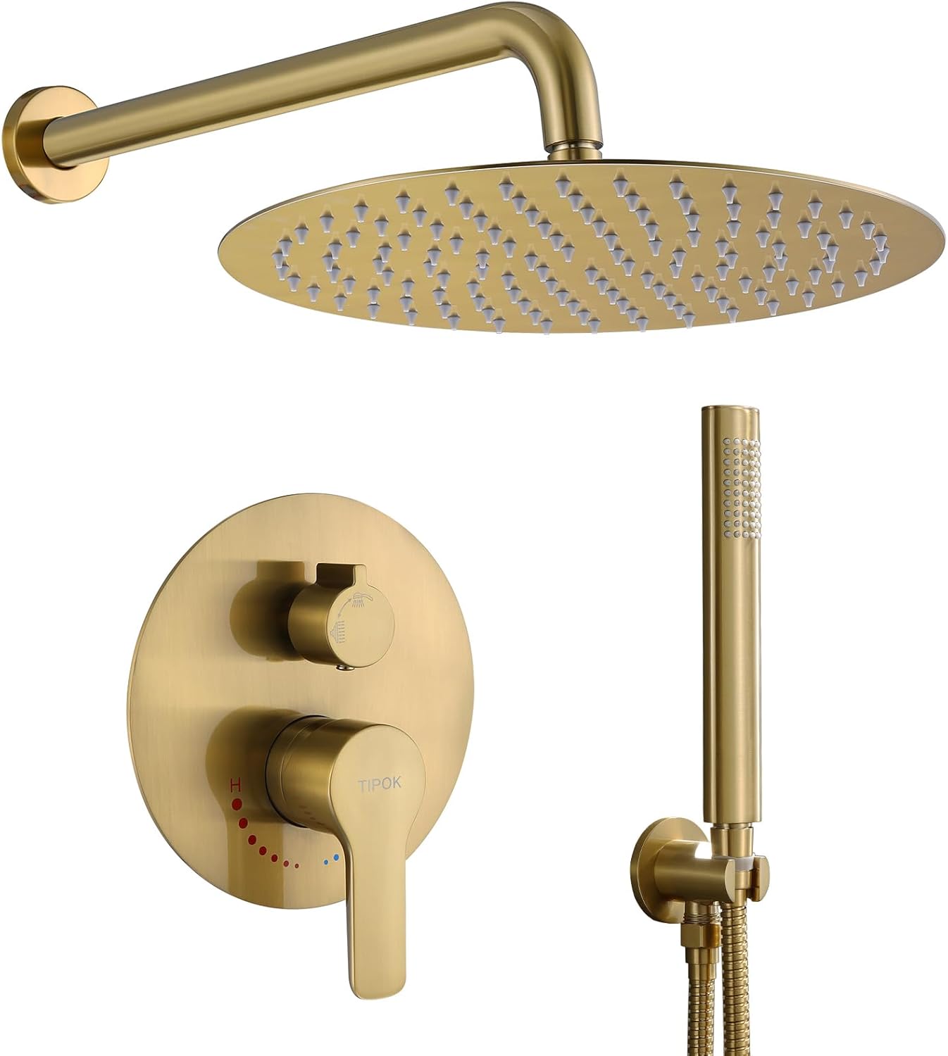 TIPOK gold shower system worth it,should I buy TIPOK shower system,TIPOK shower system pros cons,best brushed gold shower fixtures,TIPOK vs other shower systems,brushed brass shower system worth buying - detailed features and technical specifications