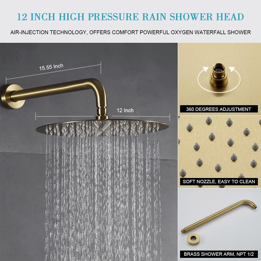 Step-by-step guide for TIPOK gold shower system worth it,should I buy TIPOK gold shower,TIPOK shower system pros cons,best brushed gold shower fixture,gold shower system with tub,TIPOK vs other shower systems - complete tutorial