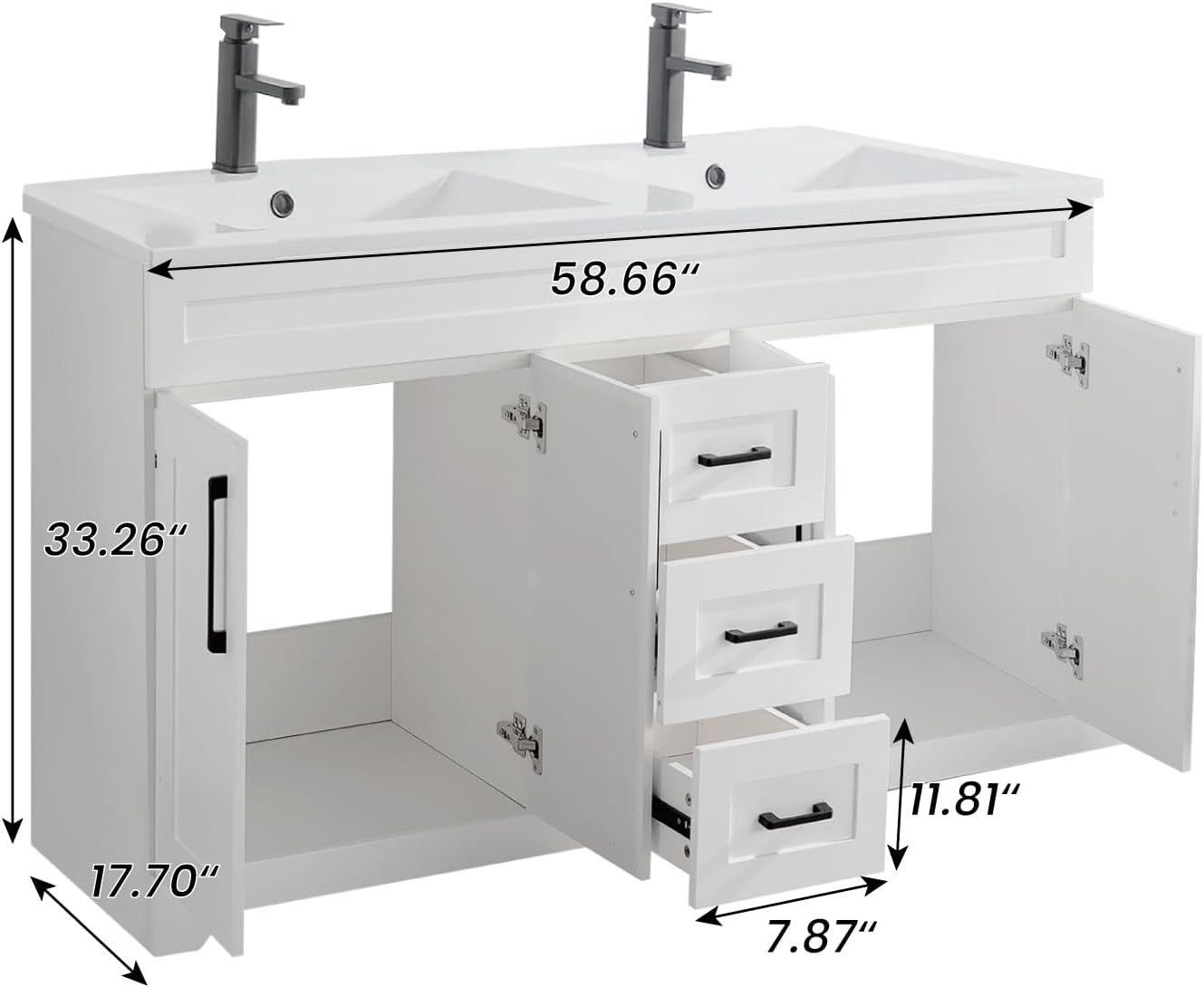 TONYRENA 60 inch bathroom vanity worth it,TONYRENA vanity pros cons,60 inch bathroom vanity with sink,TONYRENA vanity vs alternatives,should I buy TONYRENA vanity,best 60 inch bathroom vanity unboxing and complete package contents