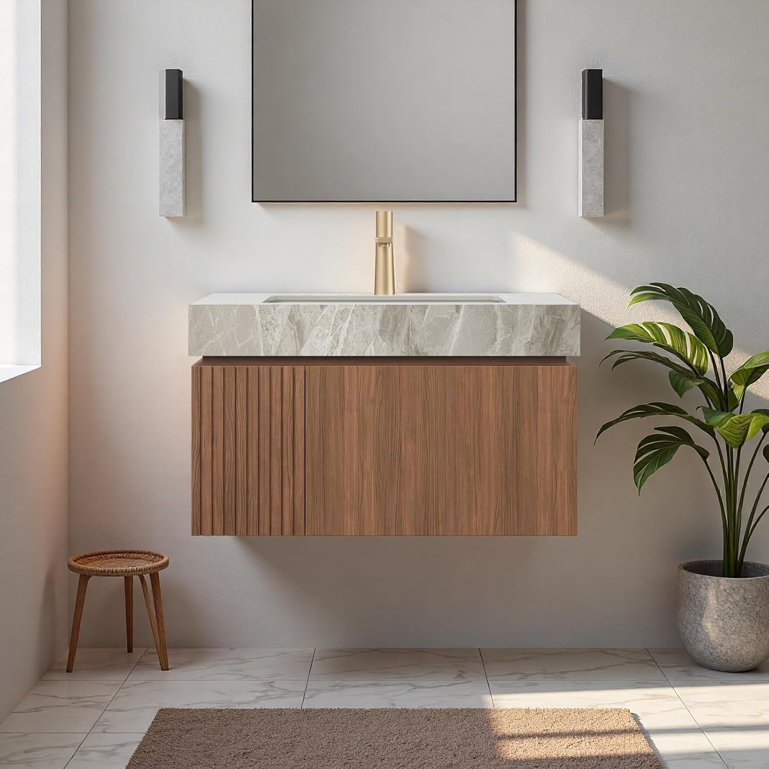 Step-by-step guide for Trygoal bathroom vanity worth buying,should I buy Trygoal vanity,Trygoal vanity pros cons,Trygoal vs other floating vanities,best wall mounted bathroom vanity,Trygoal vanity honest opinion - complete tutorial