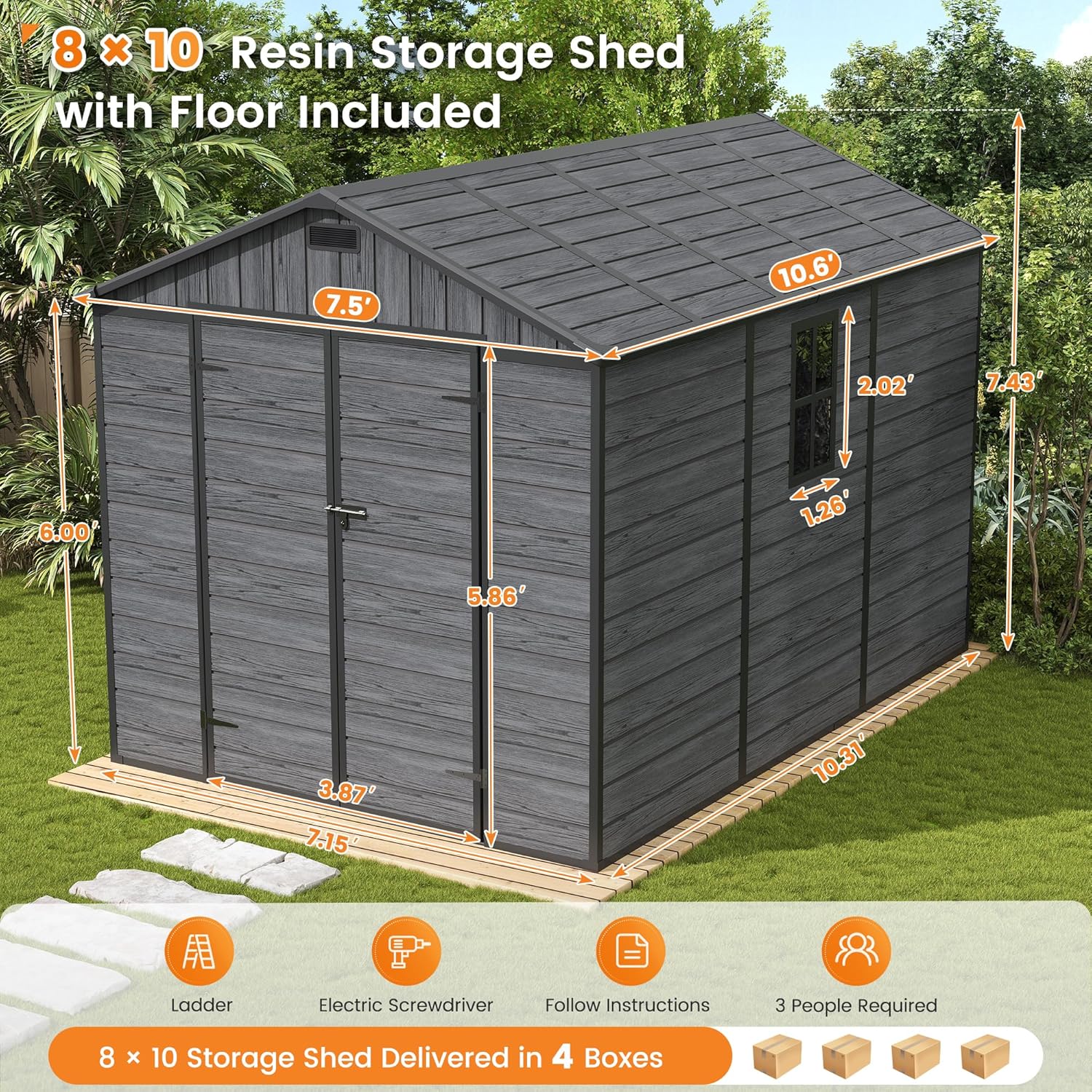 Reviews - UDPATIO 8x10 Shed Worth It? Honest Pros & Cons Analysis UDPATIO 8x10 shed worth it,UDPATIO 8x10 shed pros cons,best 8x10 resin storage shed,should I buy UDPATIO shed,UDPATIO vs other resin sheds,UDPATIO 8x10 shed honest opinion unboxing and complete package contents
