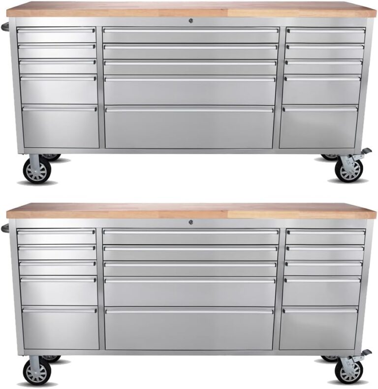 Reviews - UYRIE 72 Inch Tool Chest Worth It? Our Honest Pros & Cons Image 1 of UYRIE 72 inch tool chest worth it-UYRIE tool cabinet pros cons-best 72 inch rolling tool chest-should I buy UYRIE HTC7215W1-UYRIE vs Husky tool box-UYRIE stainless steel cabinet honest