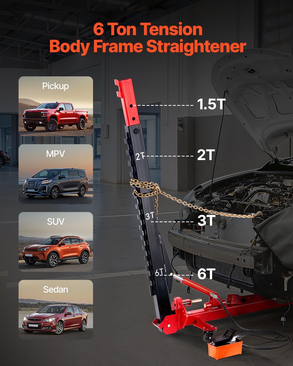 VEVOR auto body frame puller worth it,should I buy VEVOR frame puller,VEVOR 6T frame puller pros cons,best auto body frame straightener,VEVOR frame puller vs alternatives,VEVOR body repair equipment honest unboxing and complete package contents