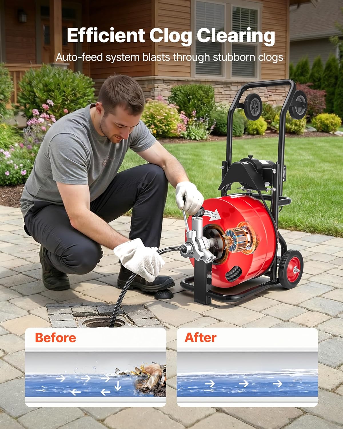 Reviews - VEVOR Drain Cleaner Worth Buying? Honest Pros & Cons Analysis VEVOR drain cleaner worth buying,VEVOR drain cleaner pros cons,best auto feed drain snake,VEVOR sewer machine honest,should I buy VEVOR drain cleaner,VEVOR vs other drain machines unboxing and complete package contents