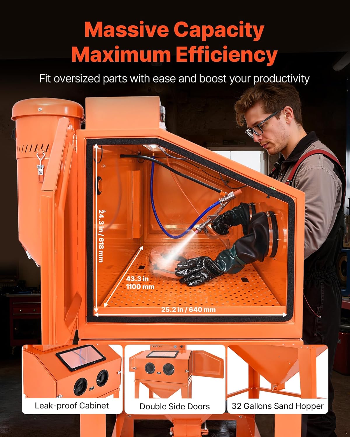 VEVOR sandblasting cabinet worth it,should I buy a VEVOR sandblaster,VEVOR sandblasting cabinet pros cons,best industrial sandblasting cabinet,VEVOR vs other sandblasting cabinets,VEVOR 115 gallon cabinet honest unboxing and complete package contents