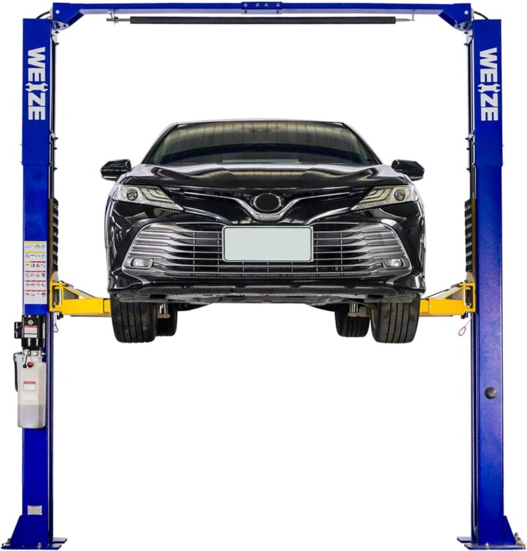 Reviews - WEIZE 10000lb 2 Post Car Lift Worth It? Honest Pros & Cons Image 1 of WEIZE 10000lb 2 post car lift worth it