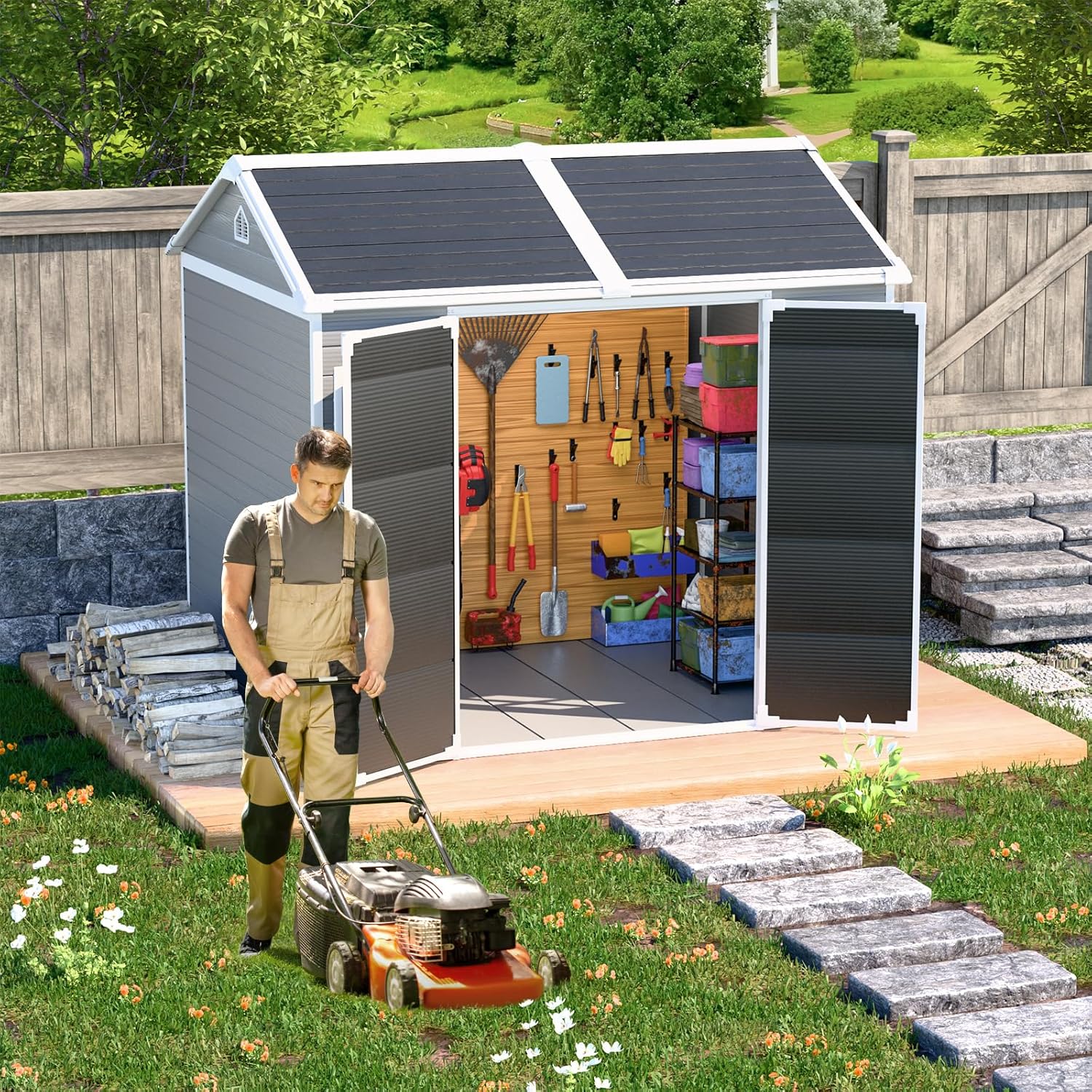 WELYAS 8x6 resin shed worth it,should I buy the WELYAS resin shed,WELYAS shed pros and cons,best 8x6 plastic garden shed,WELYAS shed vs other brands,WELYAS storage shed worth buying unboxing and complete package contents