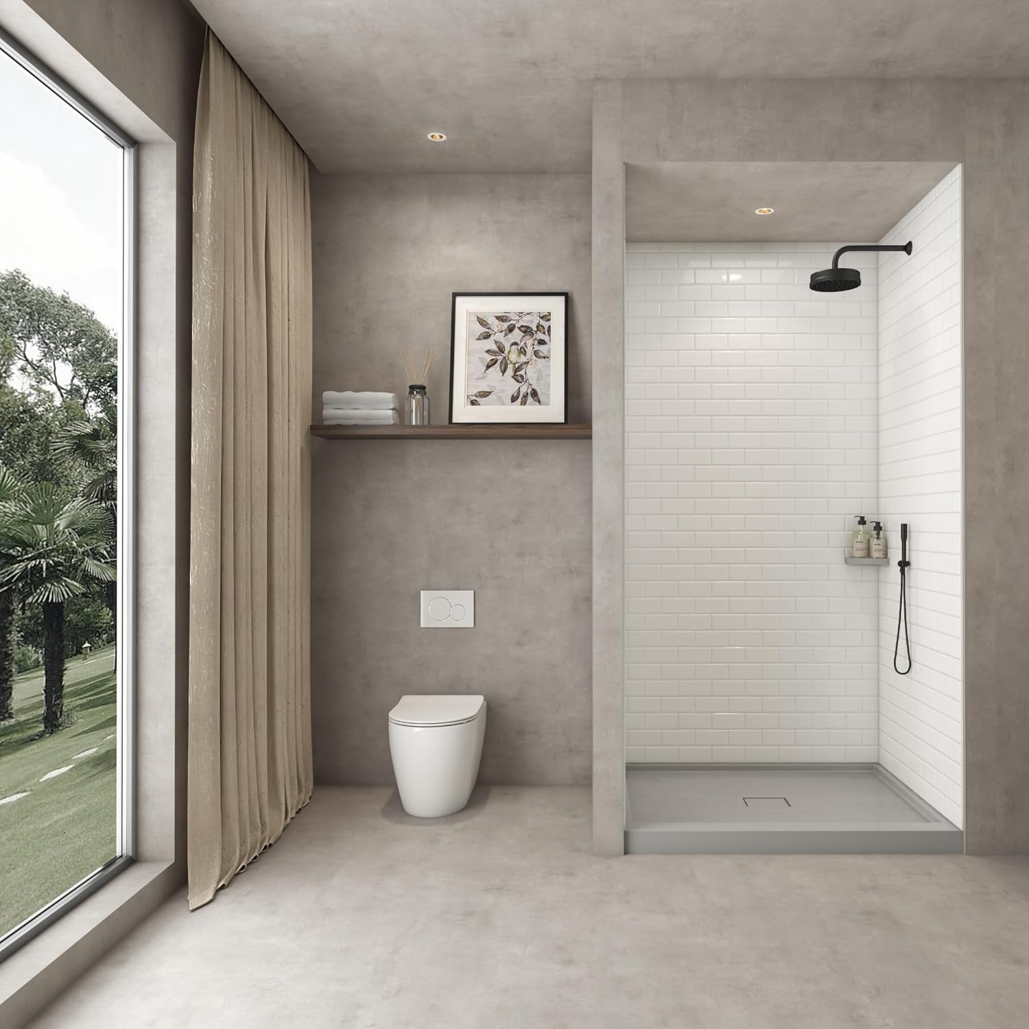 WOODBRIDGE shower panel pros cons,should I buy WOODBRIDGE shower panels,WOODBRIDGE vs other shower surrounds,WOODBRIDGE solid surface worth buying,best adhesive shower wall panels,WOODBRIDGE easy up installation performance testing and real-world results