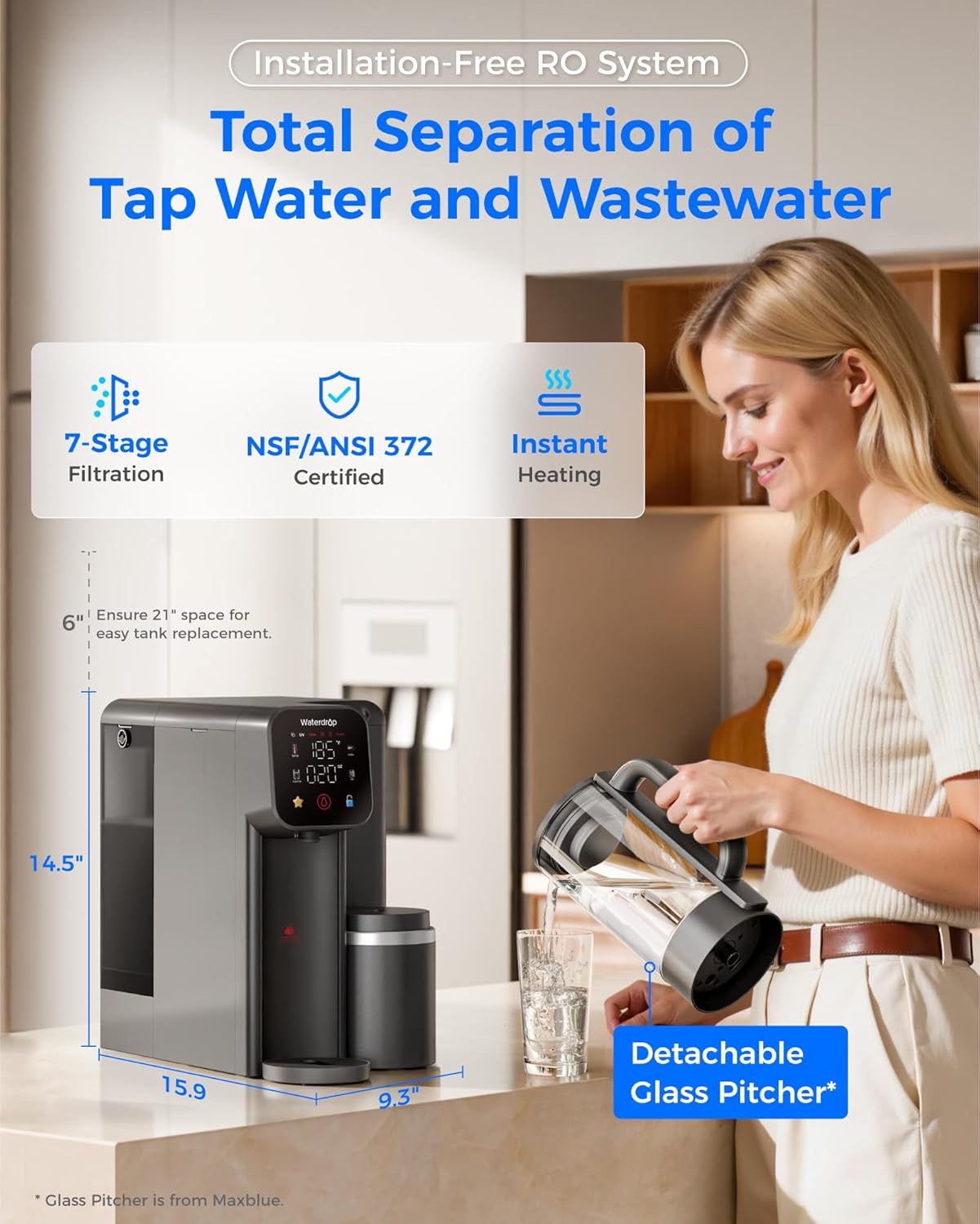 Waterdrop M6H worth buying,should I buy Waterdrop M6H,Waterdrop M6H pros cons,best countertop RO system,Waterdrop M6H vs alternatives,Waterdrop M6H honest opinion unboxing and complete package contents