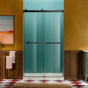 Image 1 of Woodbridge double sliding shower door