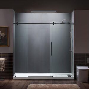 Image 1 of Woodbridge frameless shower door worth it