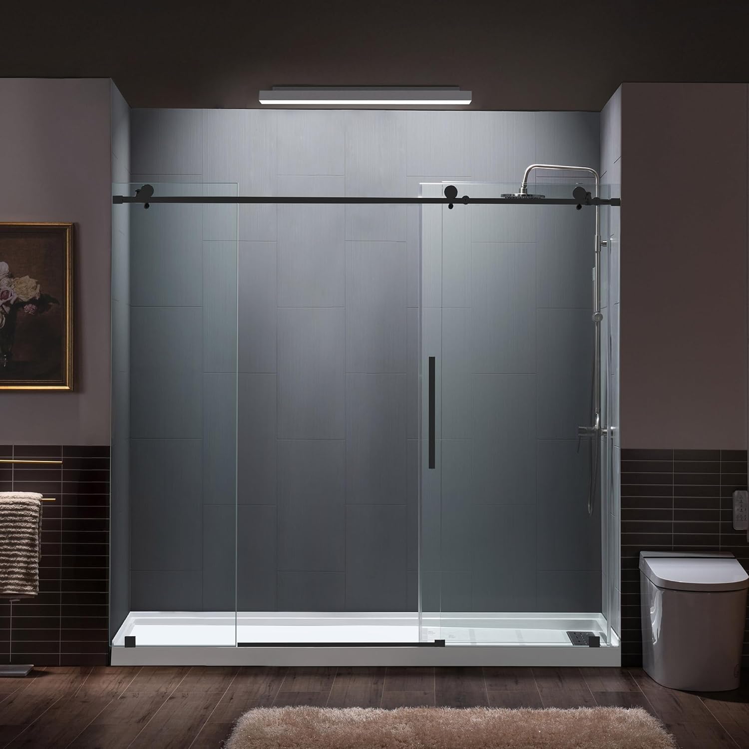 Woodbridge frameless shower door worth it,should I buy Woodbridge shower door,Woodbridge shower door pros cons,best frameless shower door,Woodbridge vs other shower doors,Woodbridge matte black shower door - detailed features and technical specifications
