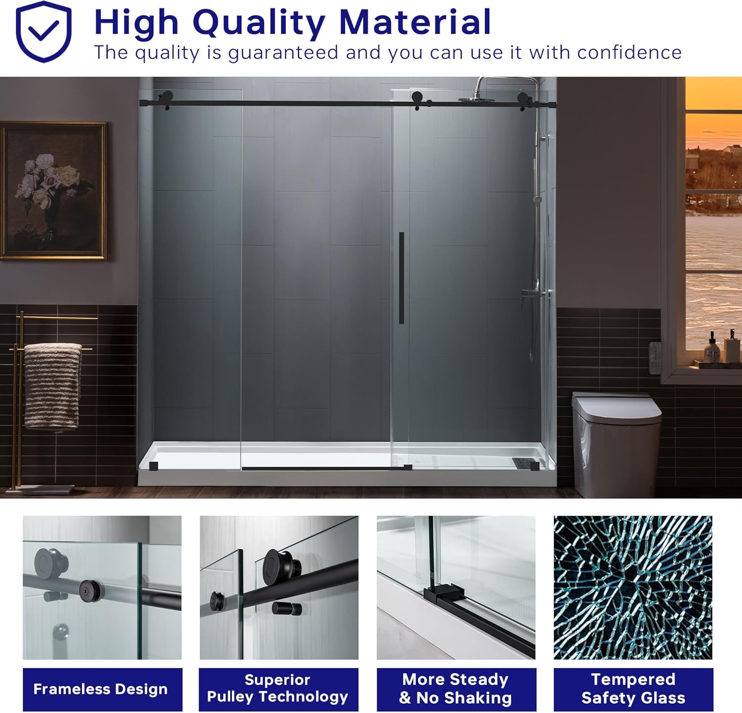 Step-by-step guide for Woodbridge frameless shower door worth it,should I buy Woodbridge shower door,Woodbridge shower door pros cons,best frameless shower door,Woodbridge vs other shower doors,Woodbridge matte black shower door - complete tutorial