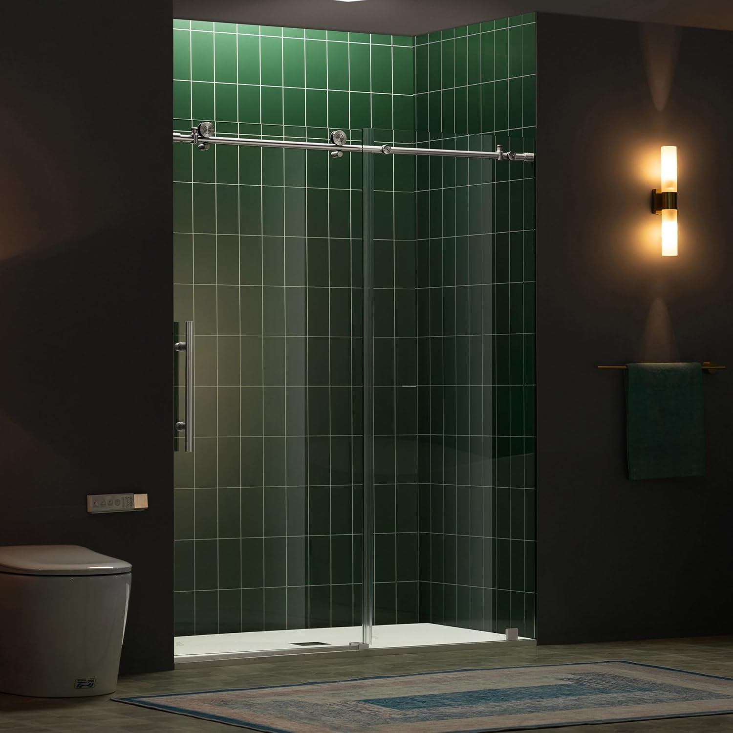 Woodbridge sliding shower door worth it,Woodbridge shower door pros cons,best frameless sliding shower door,should I buy a Woodbridge shower door,Woodbridge vs other shower doors,Woodbridge soft-close door honest unboxing and complete package contents