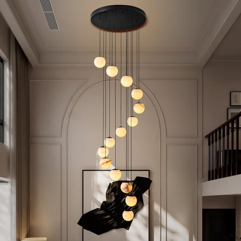 Reviews - YIOSI Black Alabaster Chandelier Worth It? Honest Pros & Cons Image 1 of YIOSI black alabaster chandelier worth it
