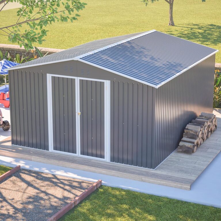 Reviews - YOPTO 11x13 Metal Shed Worth It? Honest Pros & Cons Analysis Image 1 of YOPTO 11x13 metal shed worth it