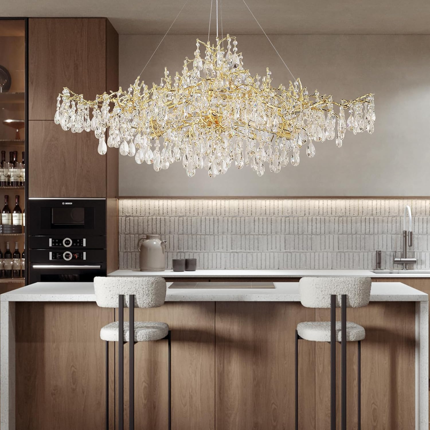 Step-by-step guide for YUYI 47 crystal chandelier worth it,should I buy YUYI crystal chandelier,YUYI chandelier pros cons,best rectangular crystal chandelier,YUYI 47 vs other chandeliers,YUYI gold chandelier honest - complete tutorial