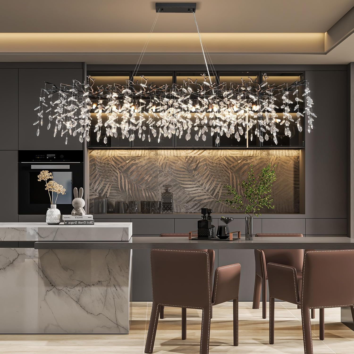 Reviews - YUYI Black Crystal Chandelier Worth It? Honest Pros & Cons YUYI black crystal chandelier worth it,should I buy YUYI chandelier,YUYI black chandelier pros cons,best modern tree branch chandelier,YUYI vs other crystal chandeliers,black crystal chandelier worth buying - detailed features and technical specifications