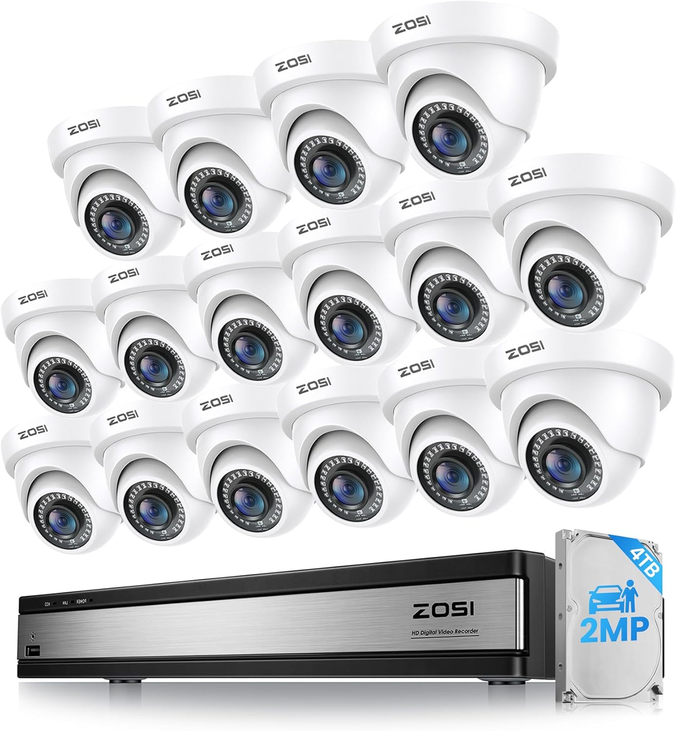 ZOSI 16 channel security camera system worth it,ZOSI 16CH system pros cons,best 16 channel security camera system,should I buy ZOSI security system,ZOSI vs other security systems,ZOSI AI detection worth buying - detailed features and technical specifications