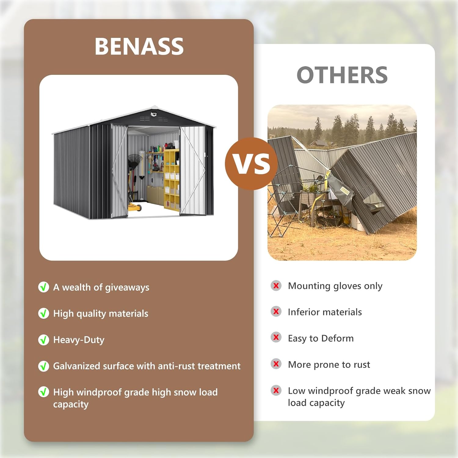 benass 10x14 metal shed worth it,should I buy Benass 10x14 shed,Benass 10x14 vs other sheds,Benass 10x14 shed pros cons,best 10x14 outdoor storage shed,Benass metal shed honest assessment performance testing and real-world results