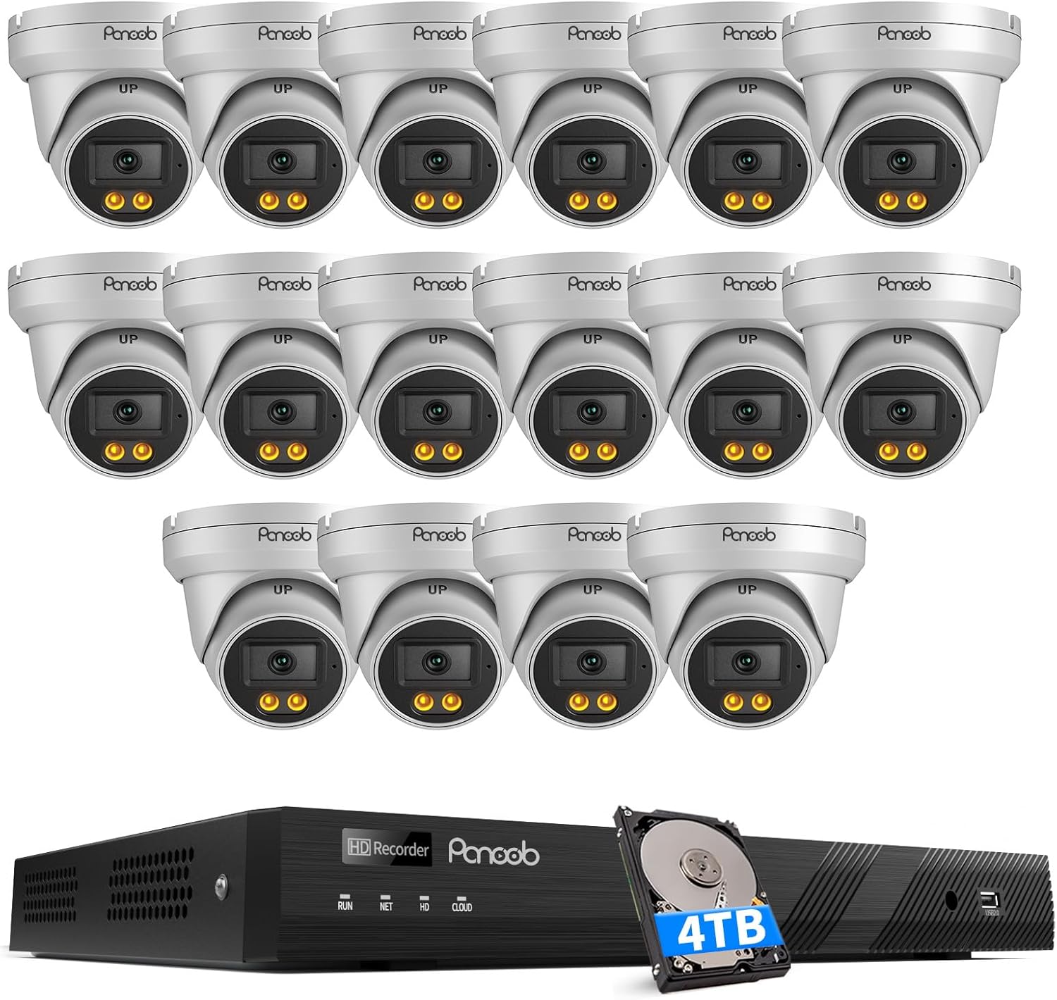 best 16 channel PoE security camera system,16 channel PoE system worth buying,PANOOB PD93BA1616-8MD pros cons,16 channel 4K NVR system vs alternatives,should I buy a 16 camera PoE system,complete 16 channel security system analysis - detailed features and technical specifications