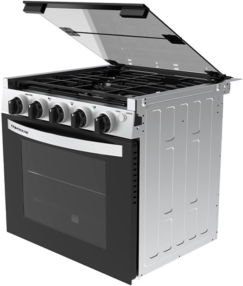 best 21 inch RV gas range,21 inch RV range worth buying,RV propane range pros cons,Contoure GR-21BTC honest,best drop-in RV stove,should I buy an RV gas range performance testing and real-world results