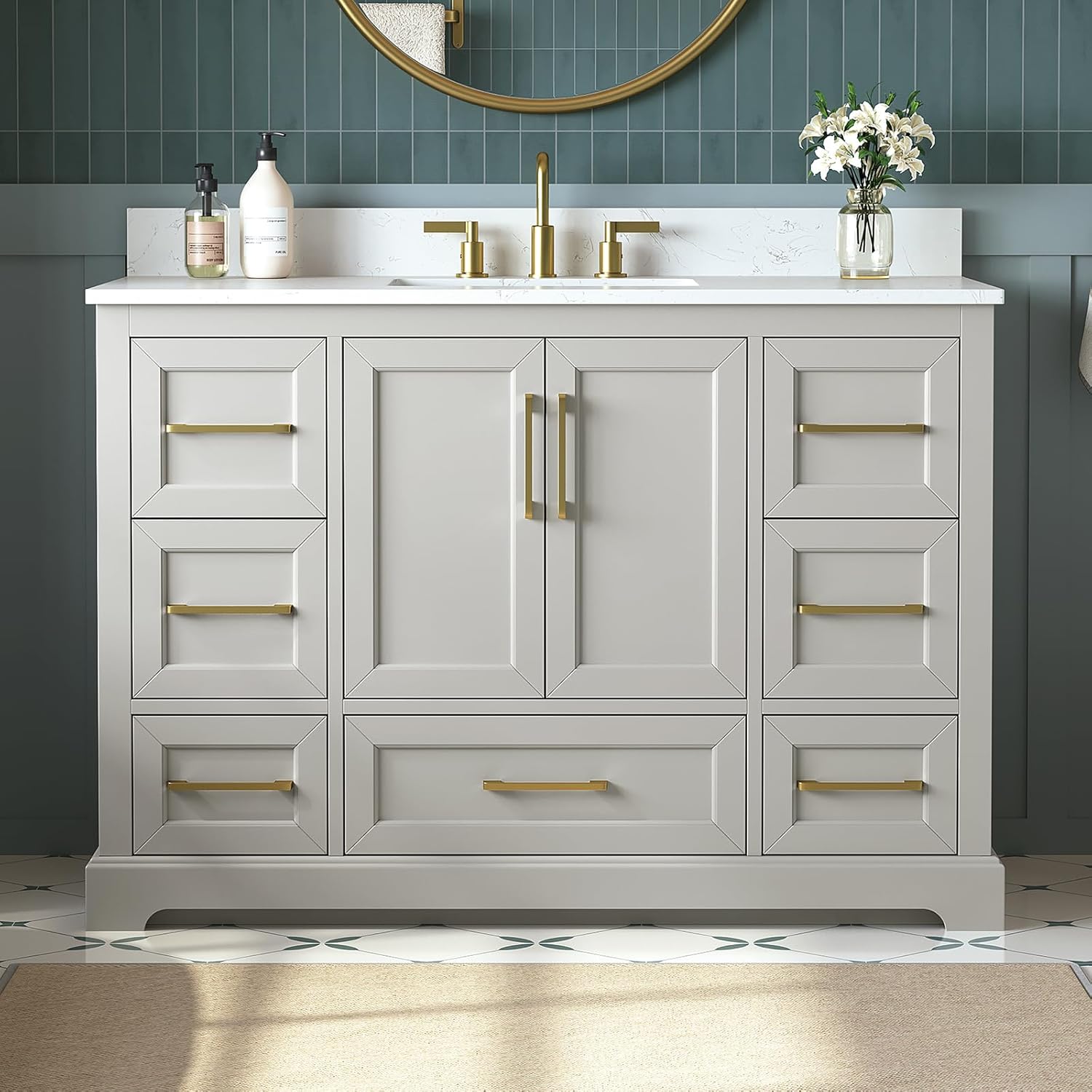 best 48 inch bathroom vanity,48 inch vanity worth buying,should I buy a 48 inch vanity,48 inch vanity pros and cons,Deluxe Living vanity honest,48 inch vanity vs alternatives - detailed features and technical specifications