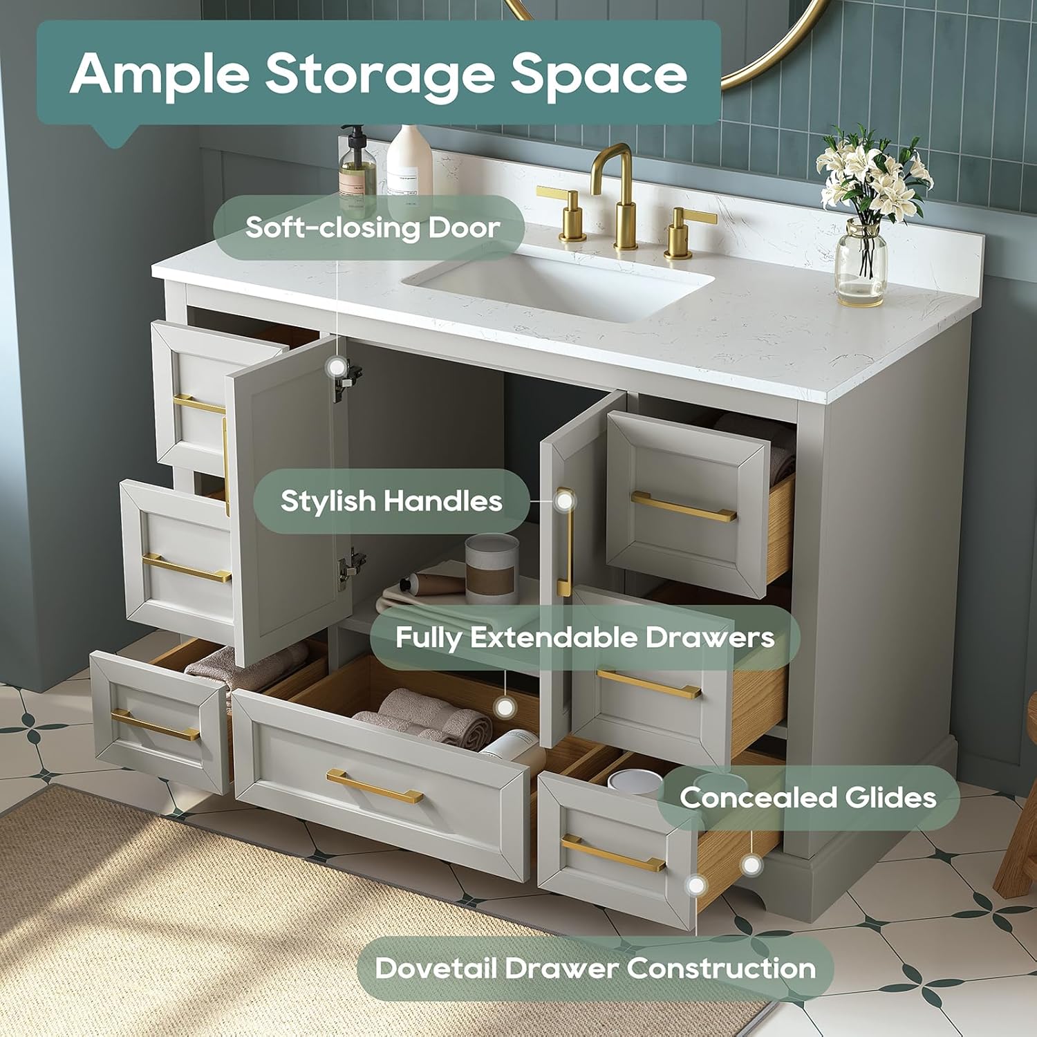 best 48 inch bathroom vanity,48 inch vanity worth buying,should I buy a 48 inch vanity,48 inch vanity pros and cons,Deluxe Living vanity honest,48 inch vanity vs alternatives performance testing and real-world results