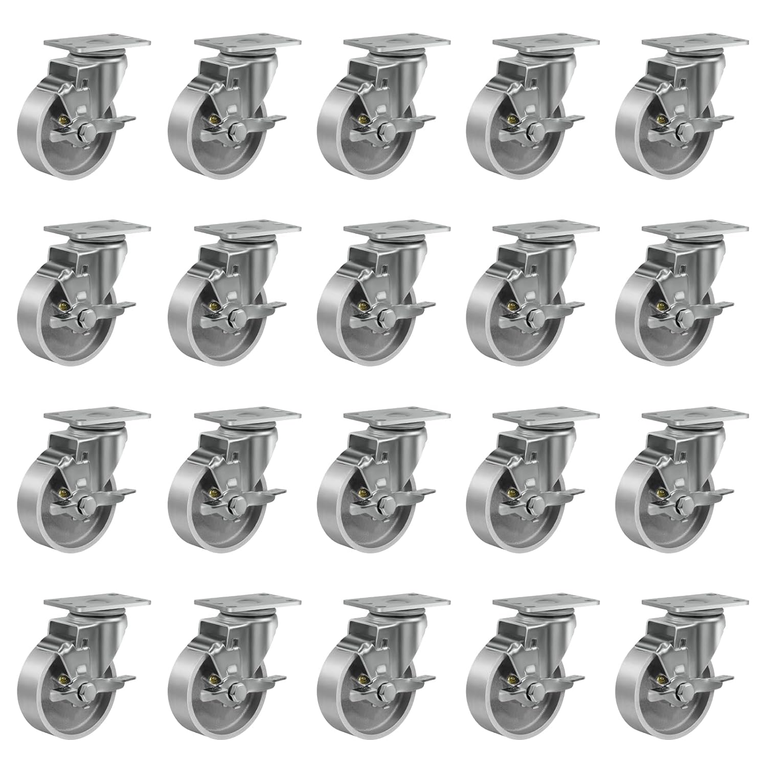 best 4x1.25 industrial casters,4x1.25 casters worth buying,FOVERSWIVE casters pros cons,heavy duty casters vs alternatives,should I buy 4 inch casters,industrial caster wheel capacity - detailed features and technical specifications