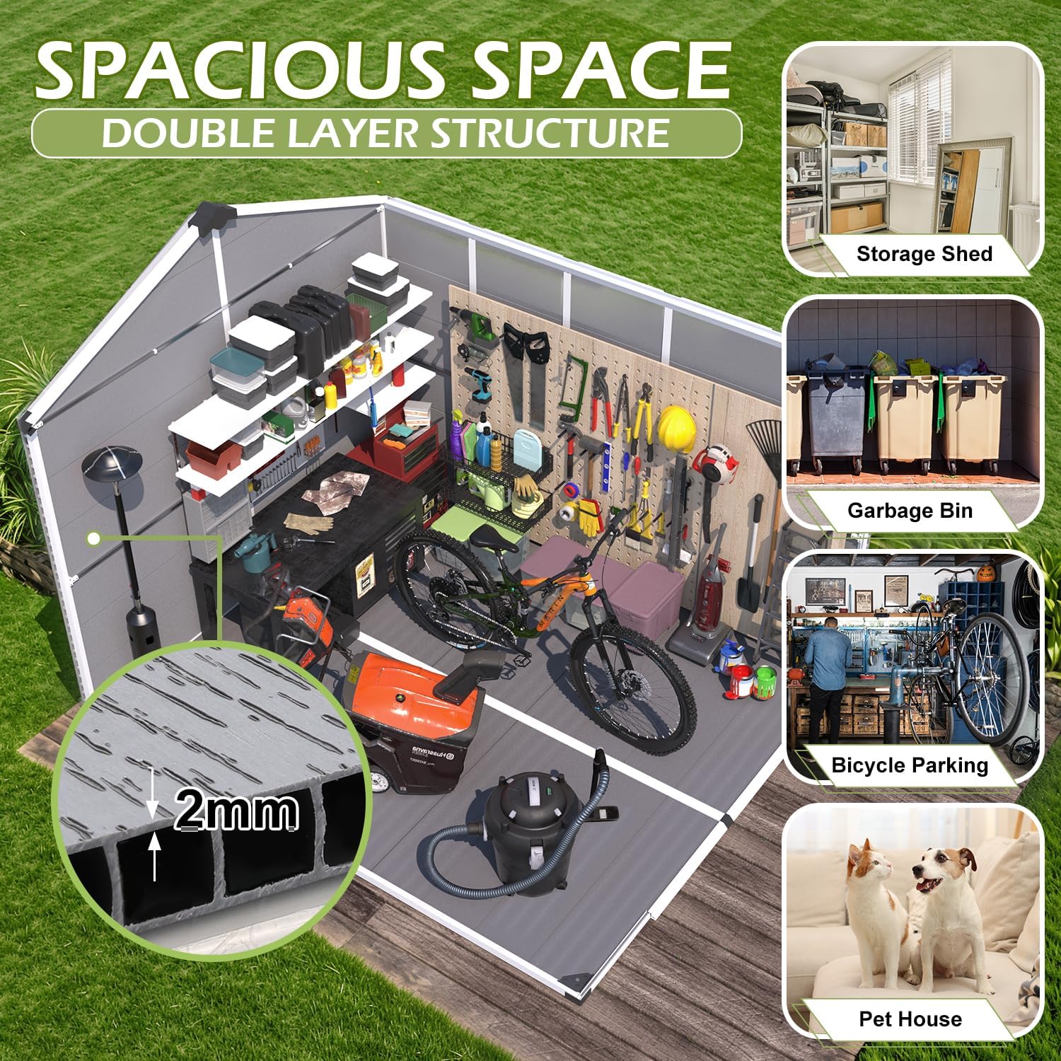 Step-by-step guide for best 8x10 plastic tool shed,8x10 plastic shed worth buying,DNYKER 8x10 shed pros cons,plastic storage shed vs metal,should I buy a resin tool shed,all-weather resin shed durability - complete tutorial