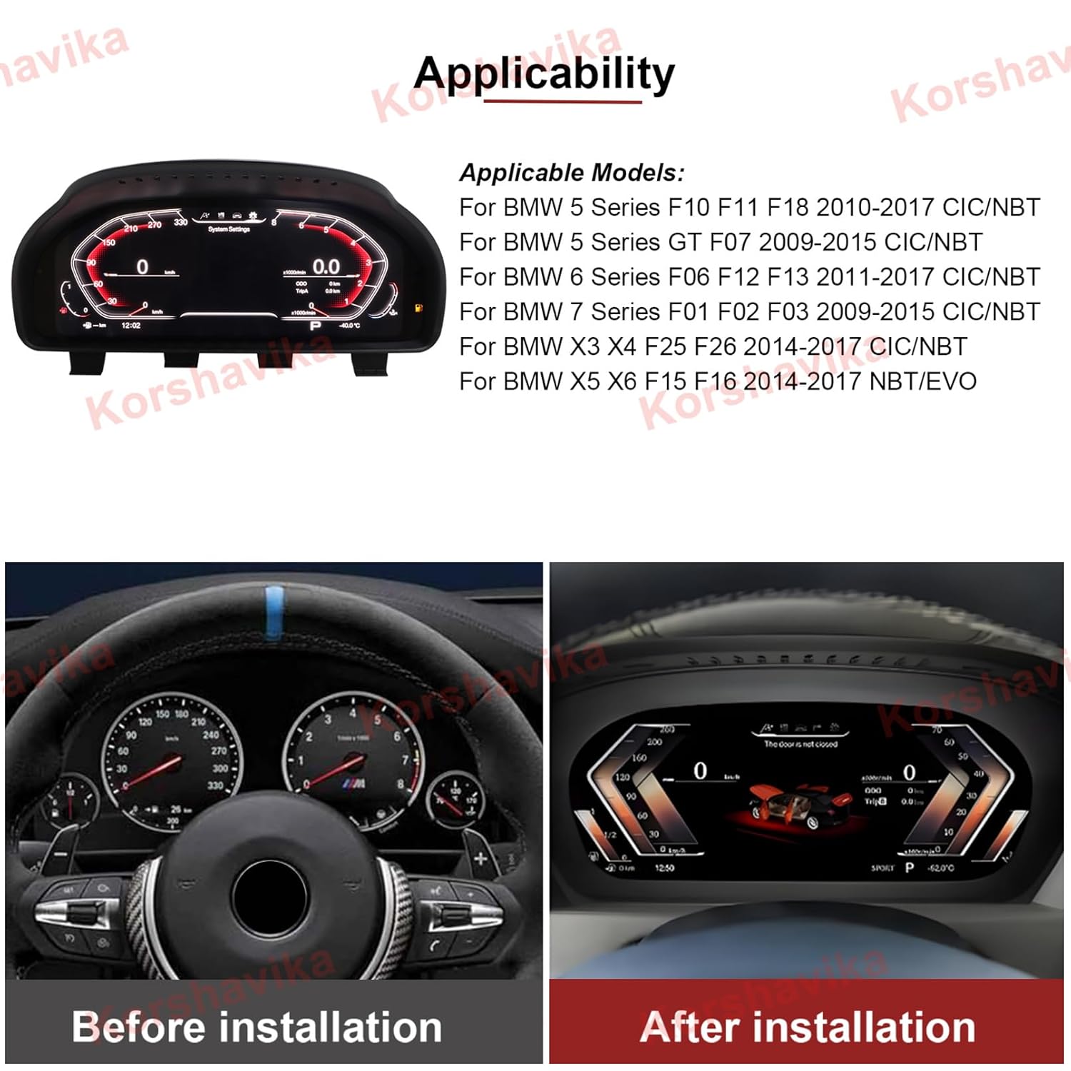 Reviews - Best BMW Digital Instrument Cluster: Honest Pros & Cons Analysis best BMW digital instrument cluster,should I buy BMW digital dash,BMW digital cluster pros cons,BMW virtual cockpit worth buying,BMW digital instrument cluster vs analog,best digital dashboard for BMW unboxing and complete package contents