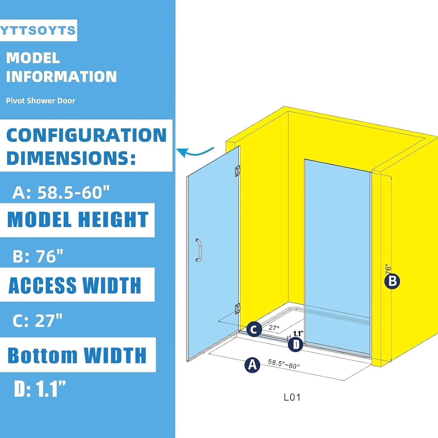 best adjustable pivot shower door,pivot shower door worth buying,adjustable shower door pros cons,brushed gold shower door honest,should I buy a pivot shower door,pivot vs sliding shower door unboxing and complete package contents