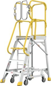 Image 1 of best aluminum rolling platform ladder