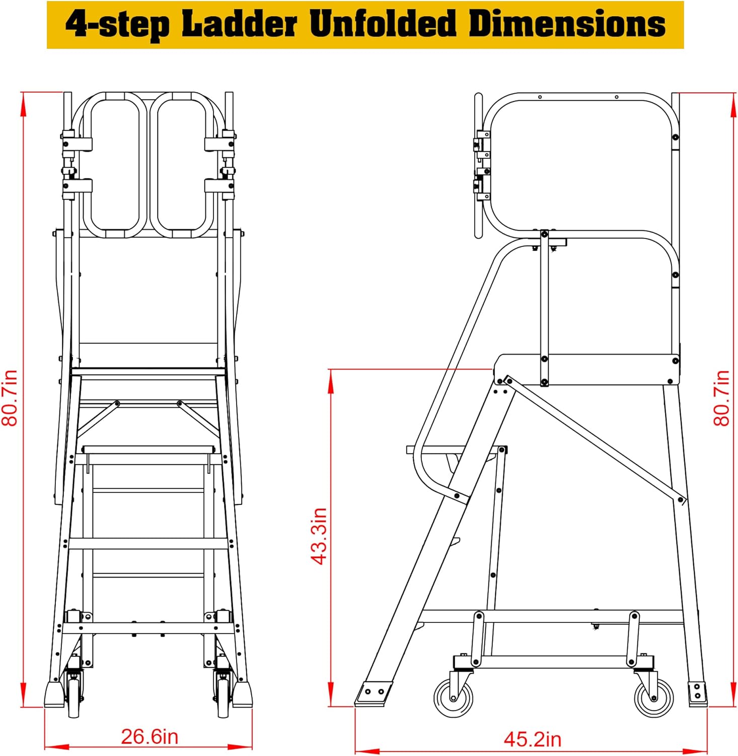 best aluminum rolling platform ladder,aluminum rolling ladder worth buying,rolling platform ladder pros cons,WIILAYOK ladder honest assessment,should I buy a rolling platform ladder,rolling ladder vs traditional step ladder unboxing and complete package contents