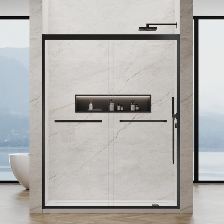 Image 1 of best double sliding shower door