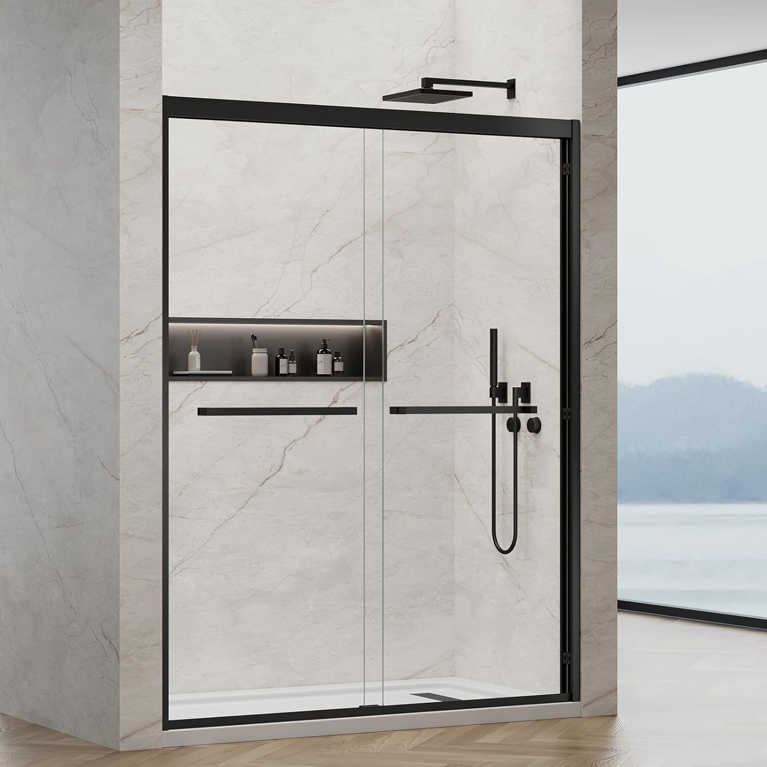 best double sliding shower door,double sliding shower door worth buying,should I buy a double sliding shower door,double sliding shower door pros cons,best heavy-duty shower door,double sliding vs single shower door unboxing and complete package contents