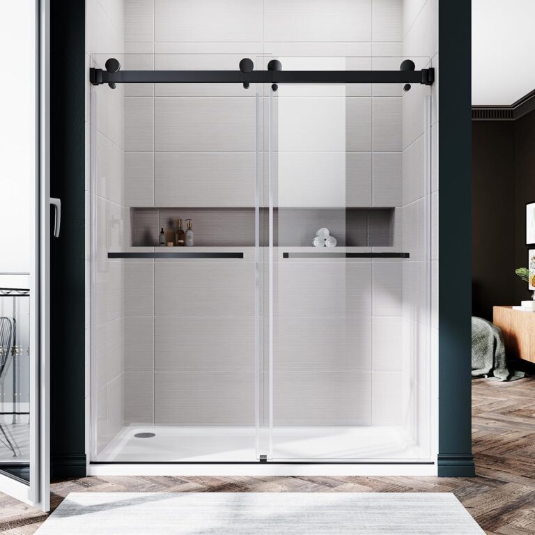 Reviews - Best Frameless Double Sliding Shower Door: Our Expert Hands-On Analysis Image 1 of best frameless double sliding shower door