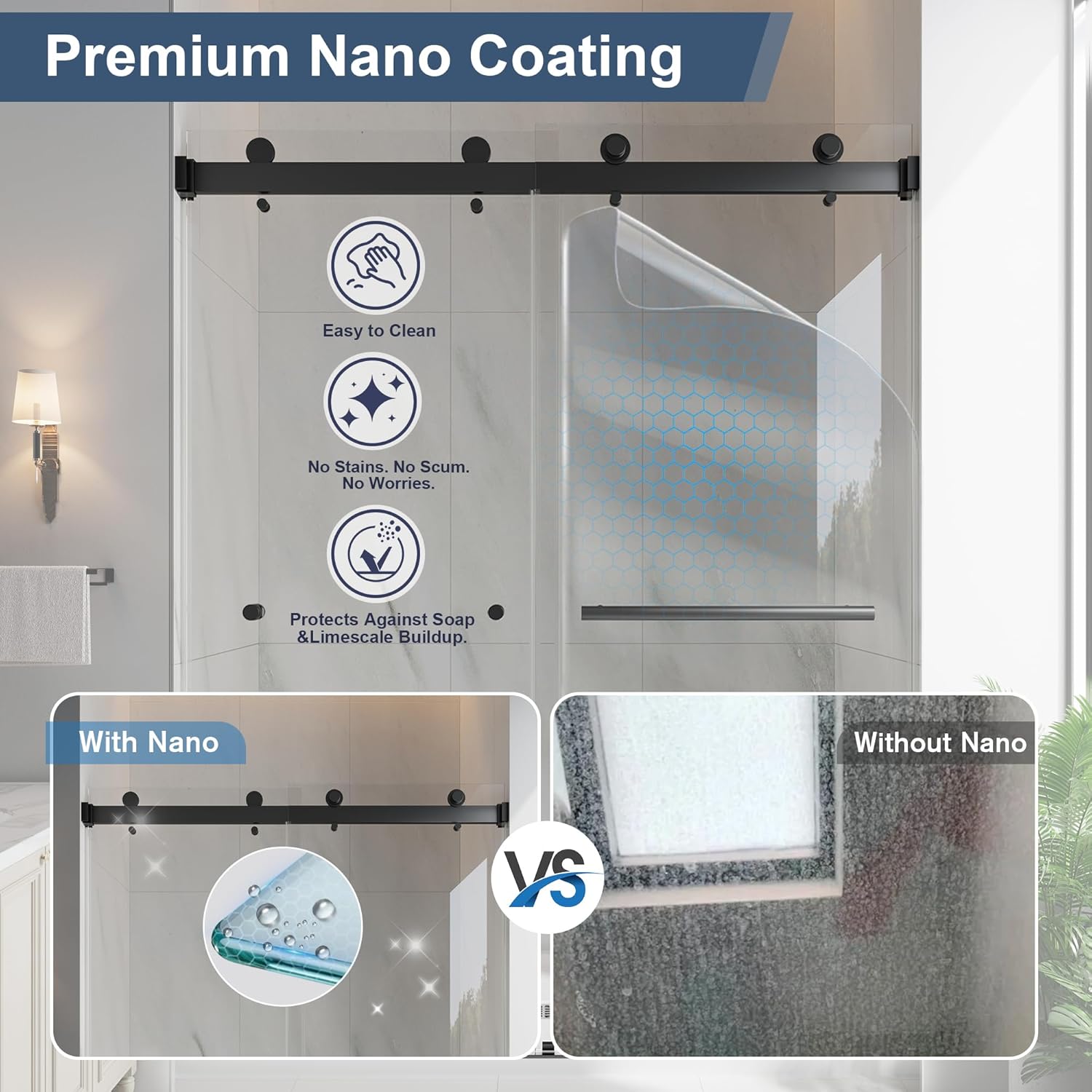 best frameless sliding shower door,frameless shower door worth buying,EASYWORC shower door pros cons,should I buy a frameless shower door,best shower door for bathroom,double sliding shower door vs alternatives unboxing and complete package contents