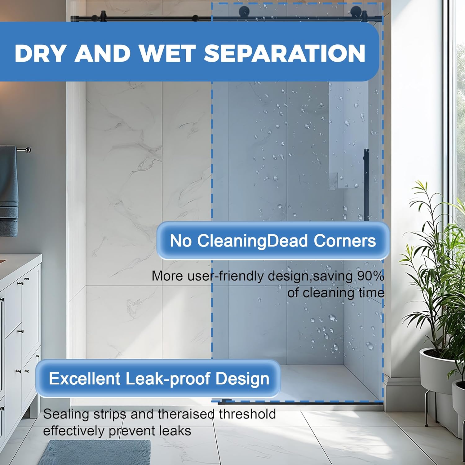 Step-by-step guide for best frameless sliding shower door,frameless shower door worth buying,should I buy a frameless shower door,frameless shower door pros cons,BoBliss shower door honest,frameless vs framed shower door - complete tutorial