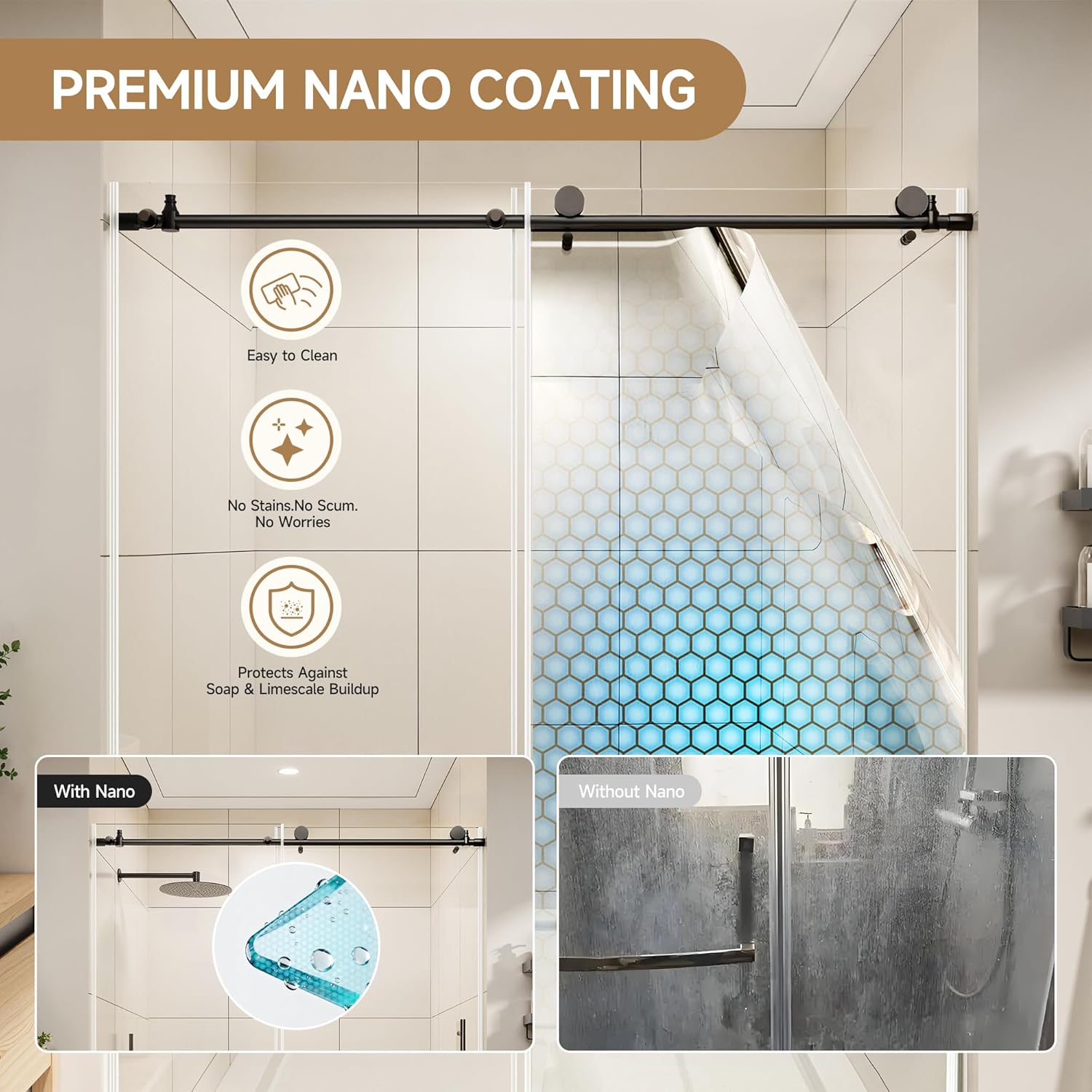 best frameless sliding shower door,frameless shower door worth buying,sliding shower door pros cons,should I buy a frameless shower door,frameless vs framed shower door,best shower door for walk in shower performance testing and real-world results