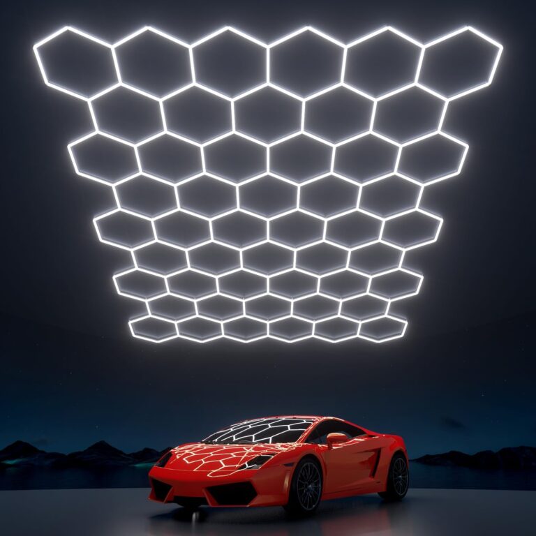 Image 1 of best hexagon garage lighting system