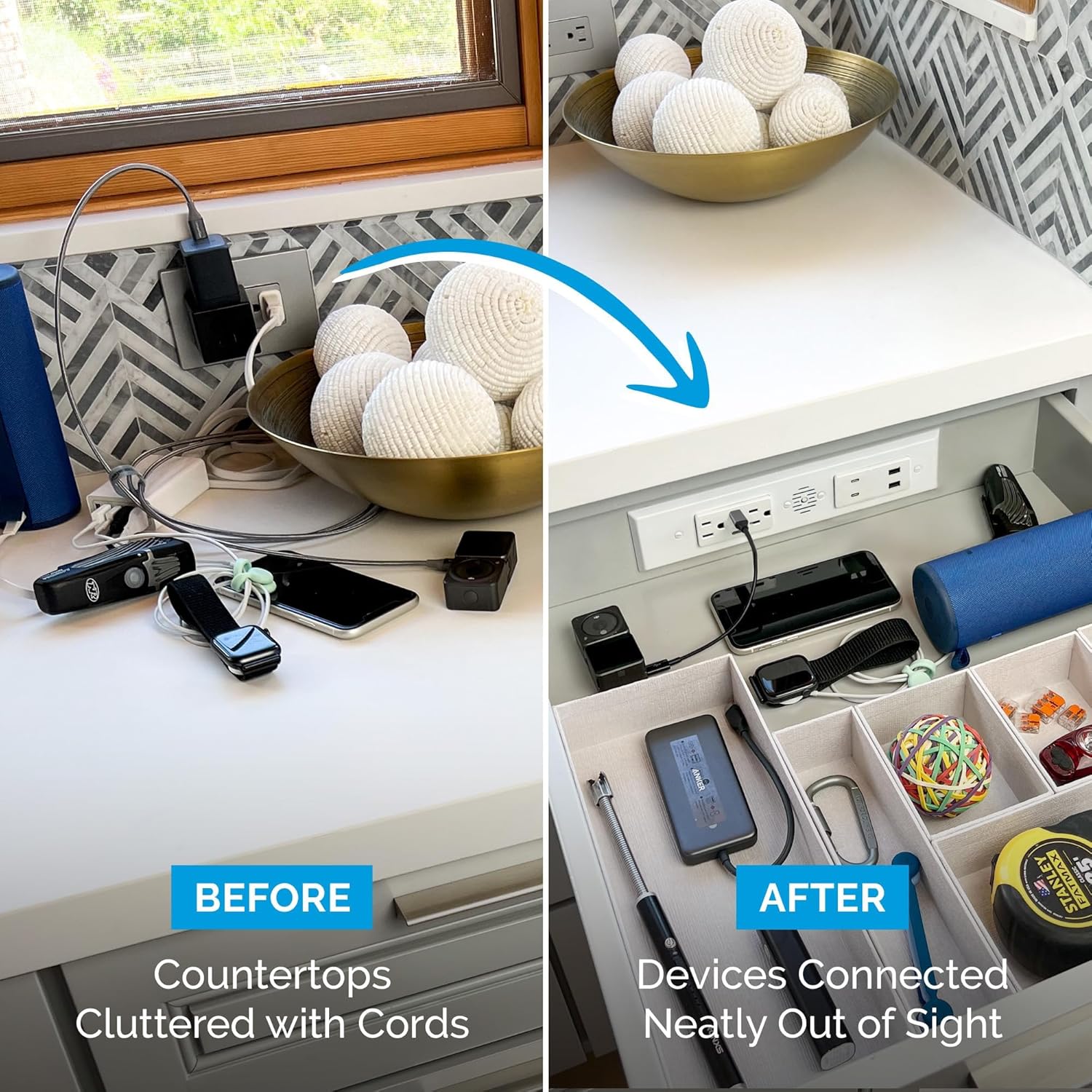 Step-by-step guide for best in-drawer outlet,should I buy an in-drawer outlet,in-drawer outlet vs surface mount,in-drawer outlet pros cons,in-drawer outlet worth buying,best drawer charging station - complete tutorial