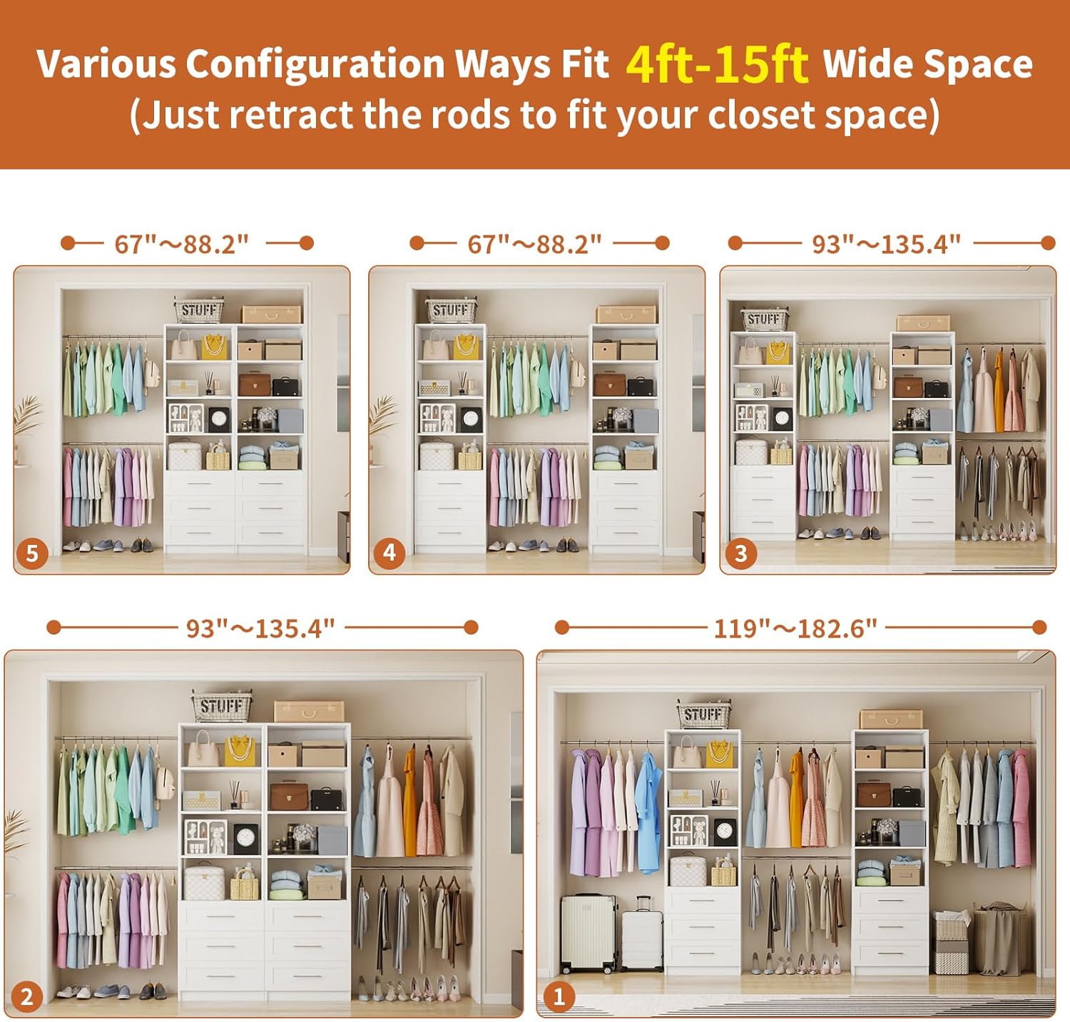 best modular closet system,modular closet system worth buying,should I buy a modular closet system,modular closet system pros cons,Fastgo closet system honest,modular closet system vs built-in unboxing and complete package contents