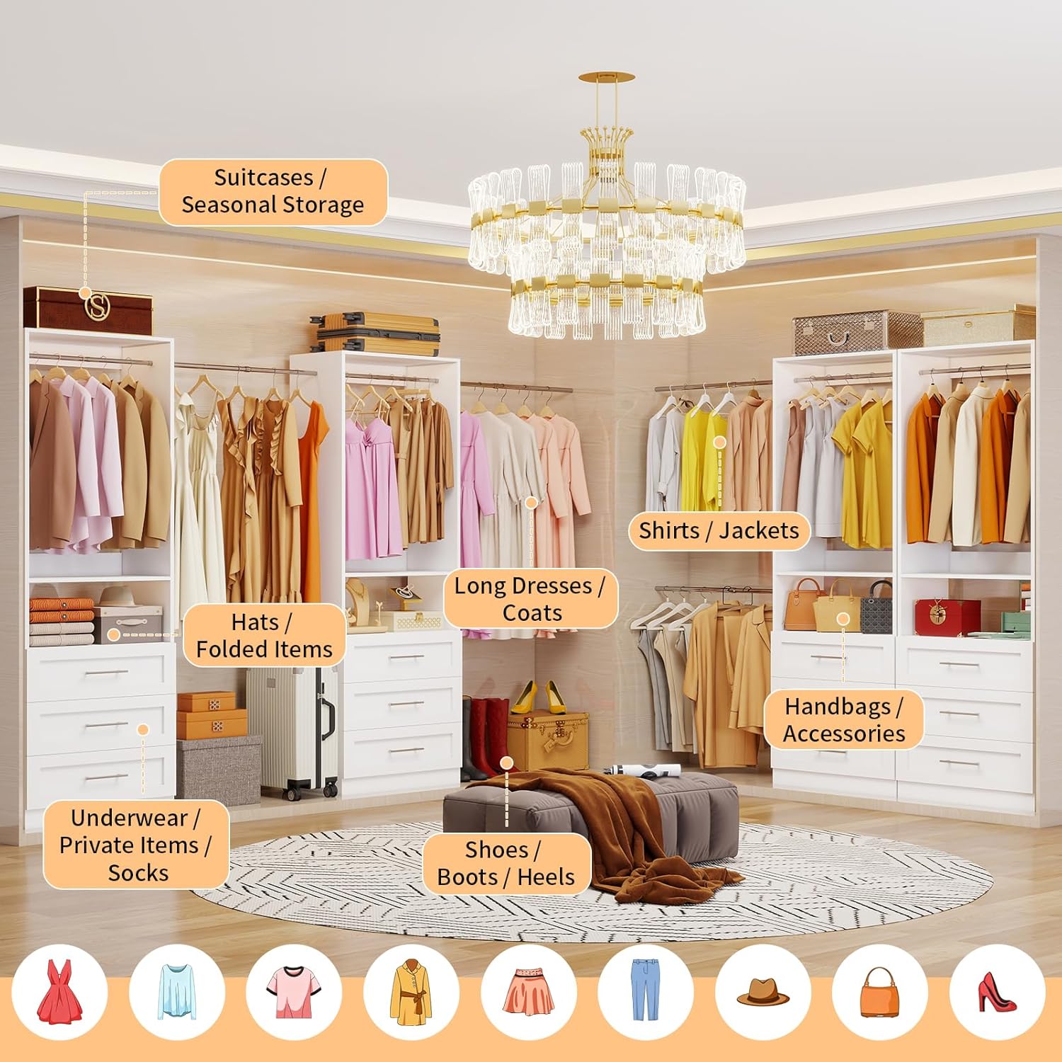 best modular closet system,modular closet system worth buying,customizable closet organizer pros cons,should I buy a modular closet,walk-in closet system vs alternatives,fastgo closet system honest performance testing and real-world results
