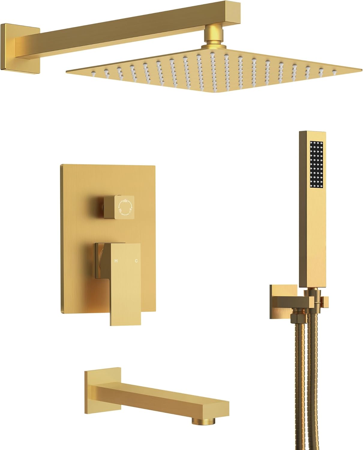 best shower tub faucet set,shower tub faucet set worth buying,should I buy a shower tub faucet set,shower tub faucet set pros cons,EVERSTEIN shower faucet honest,best dual shower system with valve - detailed features and technical specifications