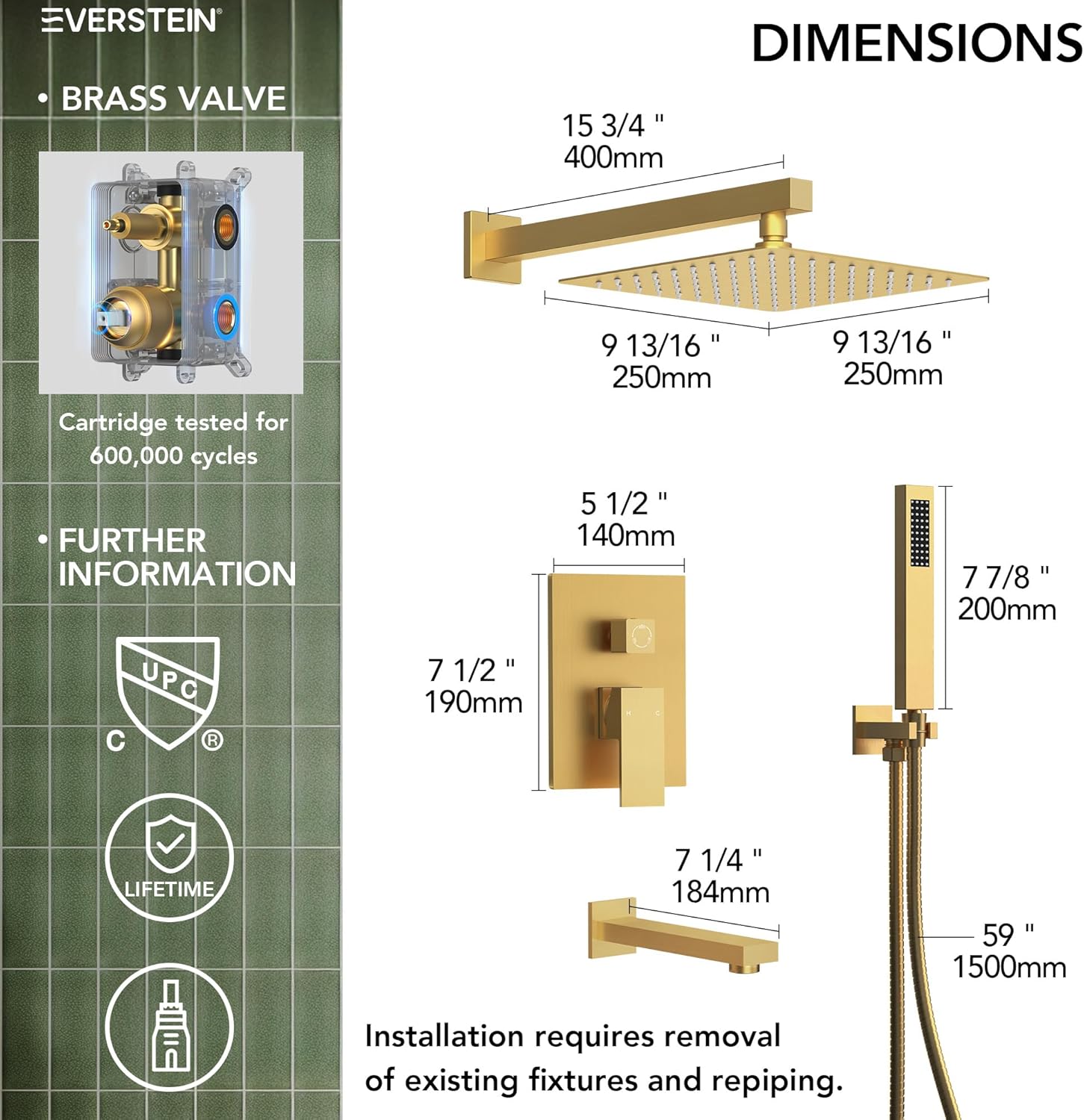 best shower tub faucet set,shower tub faucet set worth buying,should I buy a shower tub faucet set,shower tub faucet set pros cons,EVERSTEIN shower faucet honest,best dual shower system with valve performance testing and real-world results