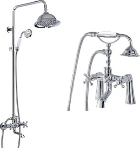 Image 1 of best vintage clawfoot tub faucet