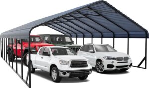 Image 1 of buy 20x40 metal carport,20x40 metal carport worth it,best 20x40 carport for snow,Poborin metal carport honest,20x40 carport pros cons,should I buy a 20x40 carport